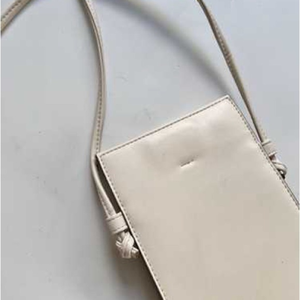 Faux leather Cream Shoulder Bag